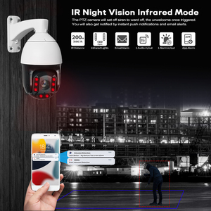 Khả năng tương thích cao <span class=keywords><strong>IP</strong></span> <span class=keywords><strong>Camera</strong></span> 5MP POE IR 150m ai tự động theo dõi ngoài trời Nhận dạng khuôn mặt có dây PTZ PoE máy ảnh - Product Image 6