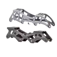 Cadre de patins à roulettes de vitesse pour la course en ligne, le freestyle urbain et l'aggressive, en aluminium usiné CNC sur mesure