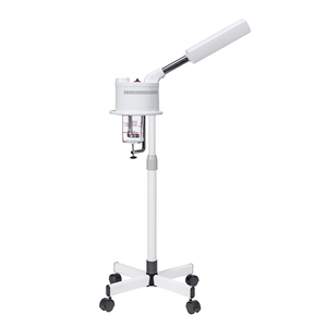 Livraison rapide, vaporisateur facial professionnel sur pied, vaporisateur facial à ozone sur roulettes, hauteur et angle réglables - Product Image 1