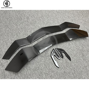 Vorstein Style Dry Full Carbon Fiber Double Glossy Twill Weave <b>Rear</b> <b>Spoiler</b> Lambo Aventador LP700 2011-2016 <b>Rear</b> Bumper - Product Image 2