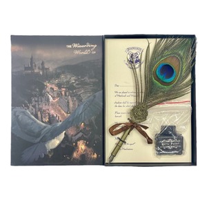 Coffret cadeau Vintage <span class=keywords><strong>Harry</strong></span> Feather <span class=keywords><strong>Stylo</strong></span> à bille en métal 0,7 mm Encre multicolore Non effaçable - Product Image 4