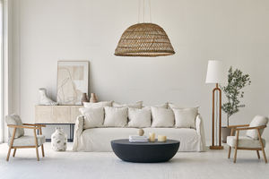 Mobili Minimalisti Wabi-sabi Japandi, Divani per <span class=keywords><strong>Soggiorno</strong></span>, Divano Letto Cloud, Set di Divani Nordici per Arredamento <span class=keywords><strong>Soggiorno</strong></span> - Product Image 2