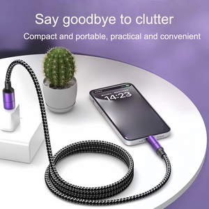 Factory Supply 100W <strong>4</strong>-in-1 USB Type C Charge Cable Portable PD Fast USB Cable for Laptop XiaoMi Zinc Alloy Data Charger Cable - Product Image 6