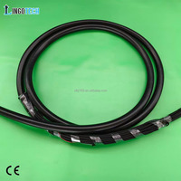 Tuyau adhésif thermofusible de 1-1/4 pouce (32 mm) chauffé électriquement pour machines à serviettes hygiéniques, machine à fabriquer des serviettes hygiéniques 60-260 ℃