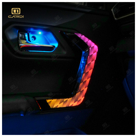 Système d'éclairage d'ambiance pour voiture Raize, modes de couleur dynamiques, options de fonctionnalités avec capteur musical pour les distributeurs