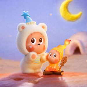 Auténtica Figura POP MART Twinkle Twinkle Warmth in a Freezing Noon 2 en <span class=keywords><strong>1</strong></span>, Juguete de Arte Flocado de Edición Limitada, Regalo, Adorno de Escritorio - Product Image 4