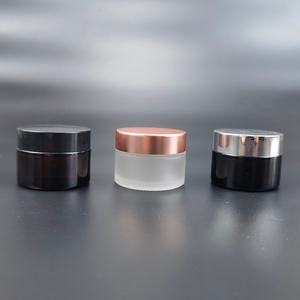 Envase de Vidrio de Lujo para Cosméticos, Tarro para Crema para el Cuidado de la Piel de 10g 15g 30g con Tapa de Aluminio Dorada, Negra o Plateada - Product Image 5