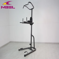 Tour de musculation multifonction réglable, rack pour haltères, station de dips, barre de traction, acier, entraînement sportif à domicile, divertissement