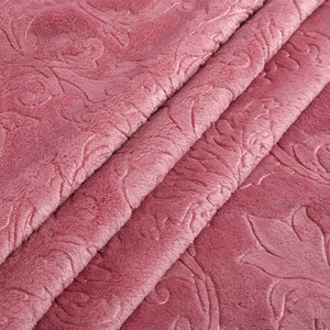 Thiết kế mới 100% Polyester dệt kim 3D dập nổi Flannelette màu sắc có thể được tùy chỉnh vải cho nhà hàng dệt may - Product Image 2