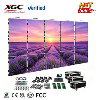 Écran LED en aluminium moulé sous pression pour location, P3.91 P4.81, 5000 cd, IP65, 500x500 mm, pour concerts et festivals de musique