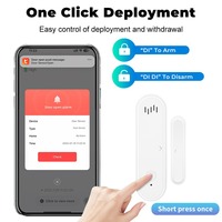Système d'alarme anti-intrusion intelligent sans fil WiFi pour porte et fenêtre avec capteur sonore et lumineux