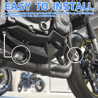 XXUN protecteur de couvercle inférieur de moteur de moto pour Kawasaki Z900 Z 900 2017 2018 2019