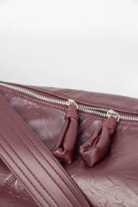 กระเป๋าสะพายไหล่ผู้หญิงหนังแกะสีฟิก ดีไซน์วินเทจสุดหรู พร้อมซิปปิด  แบบสะพายข้าง  หรูหราเบาๆ - Product Image 2