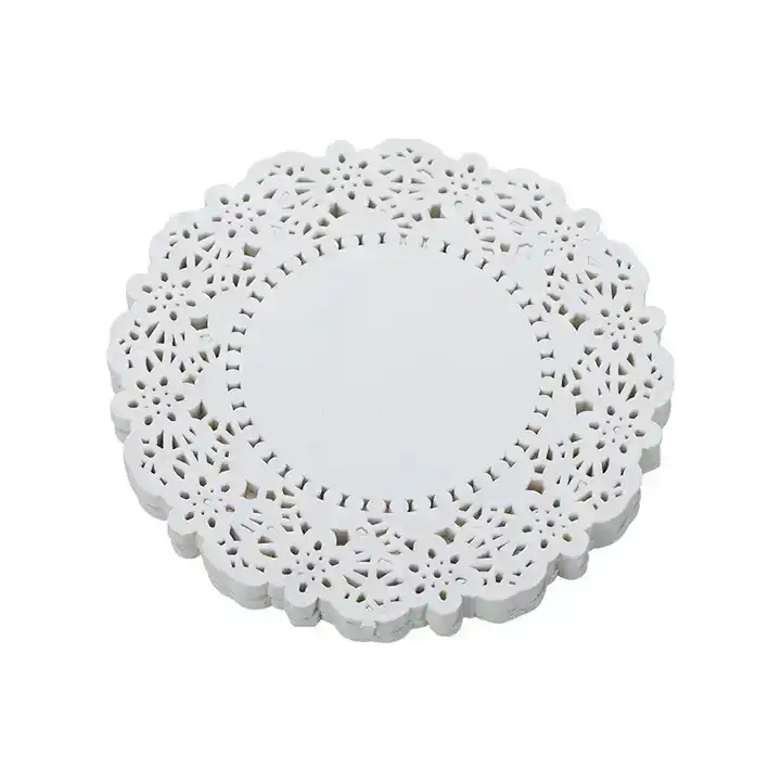 Different Size Round White Paper Lace Doilies Square Lace Paper ...