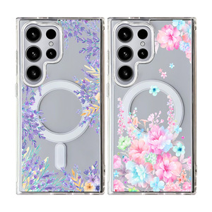 <span class=keywords><strong>Coque</strong></span> de téléphone portable à fleurs romantiques tendance pour Samsung <span class=keywords><strong>Galaxy</strong></span> S24 S25 <span class=keywords><strong>FE</strong></span> Ultra, <span class=keywords><strong>coque</strong></span> transparente magnétique, <span class=keywords><strong>coque</strong></span> arrière - Product Image 6