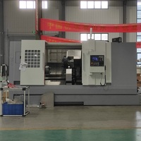 TCK80-1500 bubut CNC 3-sumbu dengan poros berkinerja tinggi untuk produksi komponen logam besar di industri berat