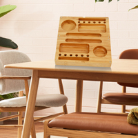 Mini plateaux roulants Led portables personnalisés avec haut-parleur et balance pour couvercle supérieur magnétique du tabac