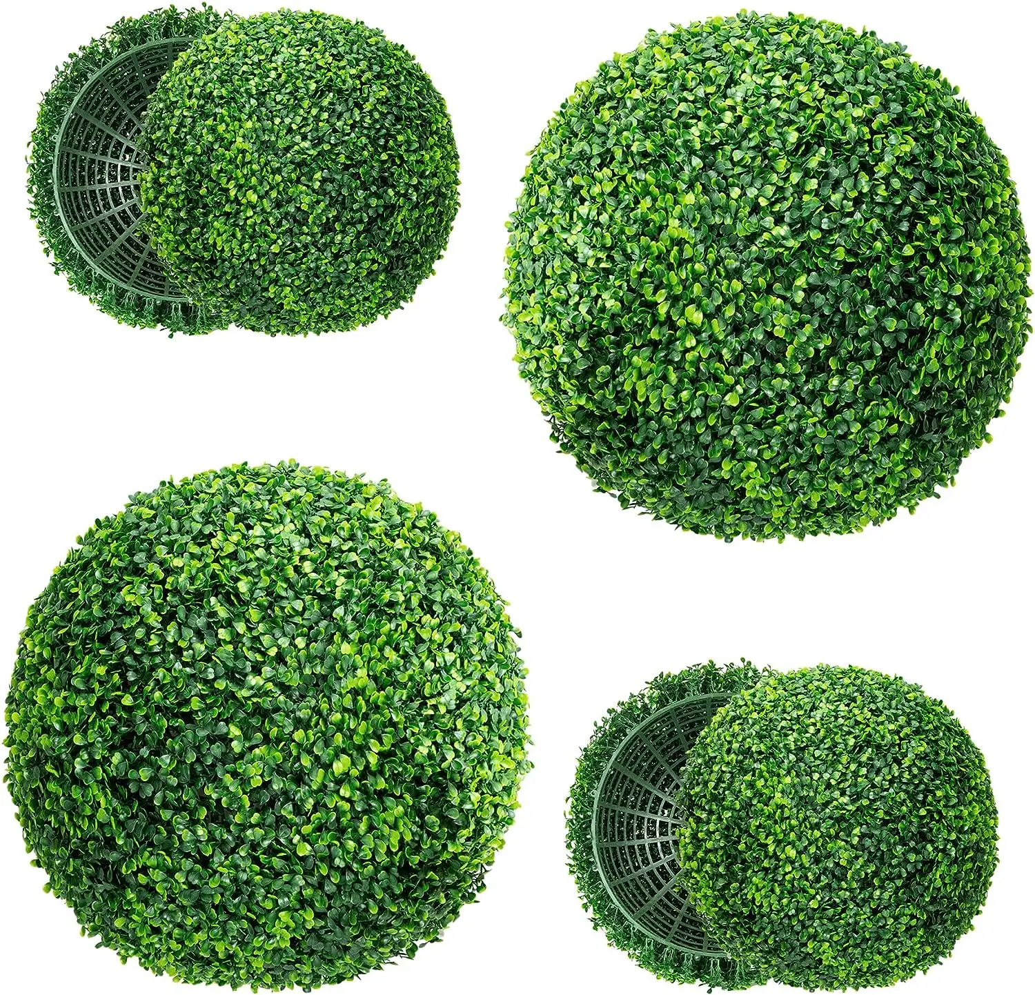 ลูกบอล topiary ทำจากไม้เทียมสำหรับกลางแจ้งลานสวนระเบียงและในร่มบ้านตกแต่งงานแต่งงาน