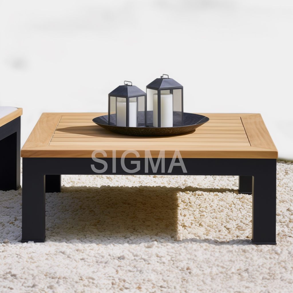 New Arrival Modern All Weather Patio Outdoor Furniture Garden Set Yard Solid Wood Teak Single Swivel Lounge Chair