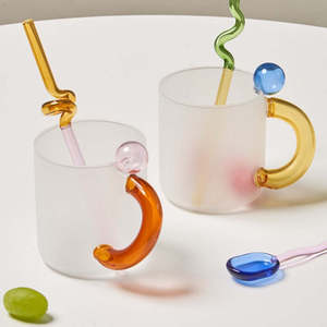 Vaso de Agua Minimalista de Vidrio Esmerilado Estilo Nórdico, para Leche, Cerveza, Jugo, Café, Uso Diario en el Hogar - Product Image 6