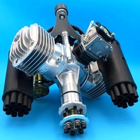 Moteur de paramoteur DLE170 M pour parapente, 17,5 CV/7500 tr/min, poussée statique de 45 kg, hélice 32x10, version avec démarreur FXB