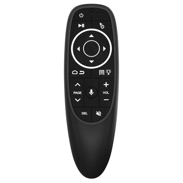 G10S PRO Wireless 2.4G Remote Control Air Fly Mouse with Voice Input and Backlit 6-Axis Gyroscope IR Learning for Android TV Box