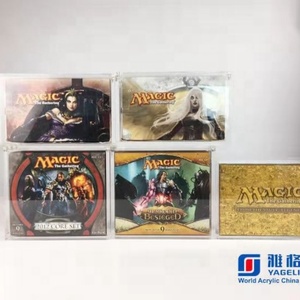YAGELI Custom Anti-UV Manufacturer Magnetic Mtg Acrylic Booster <b>Box</b> Display for <b>Magic</b> the Gathering - Product Image 2
