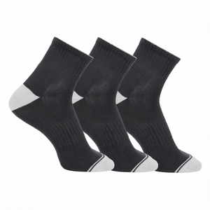 Chaussettes de sport pour femmes, respirantes, en coton mélangé, antidérapantes, écologiques, avec grip pour le yoga, compression, jacquard personnalisé, pour le printemps - Product Image 1