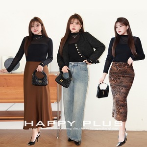 Runqi - Top de Manga Larga con Cuello Alto y Malla Transparente para Mujer, Color Negro Sólido, Talla Grande, Ropa de Trabajo N9007 - Product Image 5