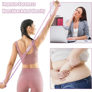 Allenamento di forza portatile compatto costruire muscoli Fitness allenamento Pilates resistenza casa palestra uomini donne Yoga fasce di esercizio - Product Image 4