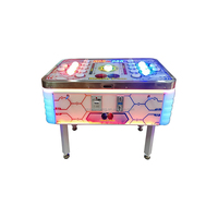 Naughty Bean Machine d'arcade de boxe à monnayeur pour 2 joueurs, 220V, avec cabinet métallique et cible électronique, pour divertissement enfantin