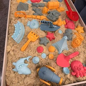 Juego de juegos para niños al por mayor ecológico, caja de arena de plástico para playa de verano, juguetes de <span class=keywords><strong>fauna</strong></span> marina para niños, playa para bebés a la venta - Product Image 6