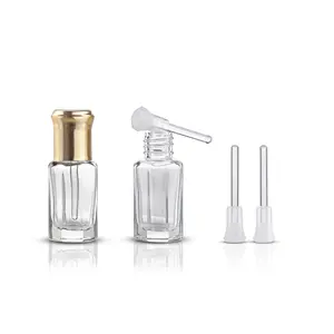 Arabian oud attar perfume or agarwood oil fragrances in mini arabic attar bottles 12ml 3ml 6ml with glass stick