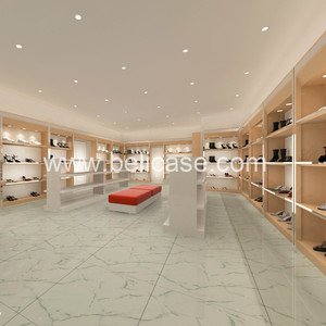 Mueble de Exhibición de Bolsos de Madera para Tienda de Zapatos, Diseño Personalizado de Fábrica, Mueble Comercial de Alta Gama para Tienda de Zapatos - Product Image 4