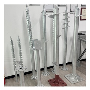 Suitable FarSun 60mm / 76mm / 89mm Ground <b>Screw</b> Pile Construction Foundation - Product Image 1