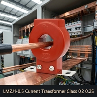 Transformador de Corriente RUNDE LMZJ1-0.5, Grado 0.2 0.2S, Cable de Cobre, Orificio Redondo/Cuadrado