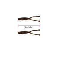 Leurre Souple Artificiel ABS Mini Grenouille 0.4g 4cm pour la Pêche en Surface (Zander, Saumon, Poisson-Chat, Truite, Bar) – Lumineux pour Rivière