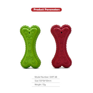 2021น่ารักคริสต์มาส Squeaky กระดูกปลอดสารพิษยางธรรมชาติของเล่นสุนัข - Product Image 6