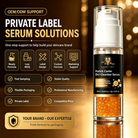 Sérum Anti-Âge Double Chambre OEM ODM au Caviar, Peptides et PDRN, Raffermissant et Hydratant pour Peaux Matures