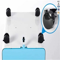 Archivador Móvil Moderno YOUBAI con Cajones Ajustables y Borde Metálico - Archivador de Pedestal de 3 Cajones para Hogar, Dormitorio, Hotel u Oficina