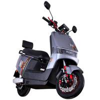 Motocicleta Eléctrica de Diseño Clásico, 1200W, Scooter Eléctrico de Alta Velocidad para Adultos
