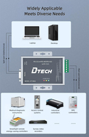 Convertisseur d'isolation photoélectrique DTECH DT-9026 avec protection active contre la foudre RS232 vers 485/422