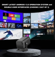 Projecteur Android intelligent le plus vendu Full HD nouveau Portable Wifi 5G Home cinéma F06 usine Mini 1080P projecteur 4K mise à niveau Hy320