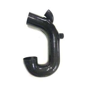 湾曲したカーボンファイバー吸気管、曲がったカーボン排気管チューブ - Product Image 2