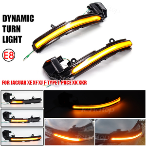 Clignotants LED dynamiques pour répétiteurs de rétroviseurs latéraux Jaguar XE XF XJ F-TYPE XK XKR I-PACE X250 X260 2008-2015 - Product Image 1