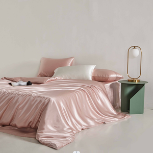 22MM 100% Mulberry <strong>Silk</strong> Bed <strong>Sheet</strong>, Duvet Cover <strong>Silk</strong> Bedsheet Set 100% <strong>Silk</strong> Bedding - Product Image 5