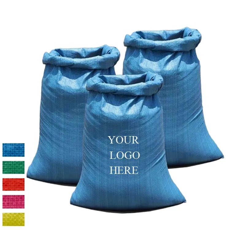 Wholesale 5kgs 50kg Plastic pp woven bag for fertilizer reusable pp non woven laminated tote bag for sale