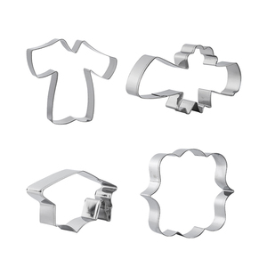 Set di taglierini <span class=keywords><strong>per</strong></span> <span class=keywords><strong>biscotti</strong></span> con stampo <span class=keywords><strong>per</strong></span> <span class=keywords><strong>biscotti</strong></span> fatti a mano in acciaio inossidabile - Product Image 1