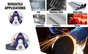 <span class=keywords><strong>Disco</strong></span> da Taglio Abrasivo SALI 125 X 1.2 X 22.2 MM, Mola Multiuso con Certificazione MPA EN-12413 per Smerigliatrici Angolari - Product Image 6