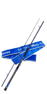 <span class=keywords><strong>Canne</strong></span> à pêche en carbone 2 brins à action lente avec guides Fuji et poignée EVA pour la pêche en mer et en bateau, gamme de tailles 2m-2.7m, pour la pêche aux leurres et aux crevettes - Product Image 6
